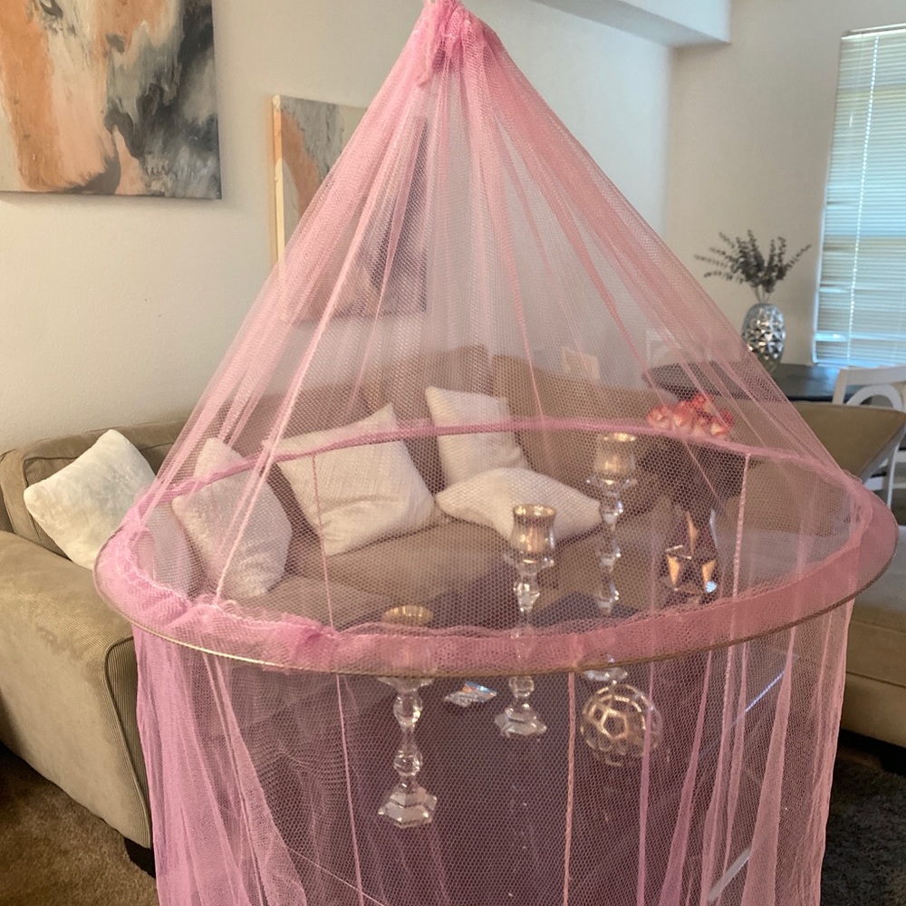 Pink canopy